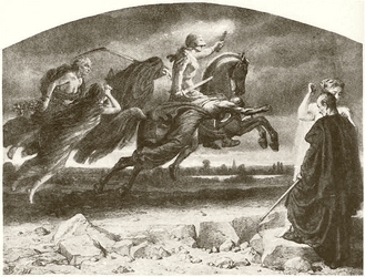 4 &mdash; Аллегория войны. Художник Артур Гротгер. 1866 / Allegory of War by Arthur Grottger, 1866.